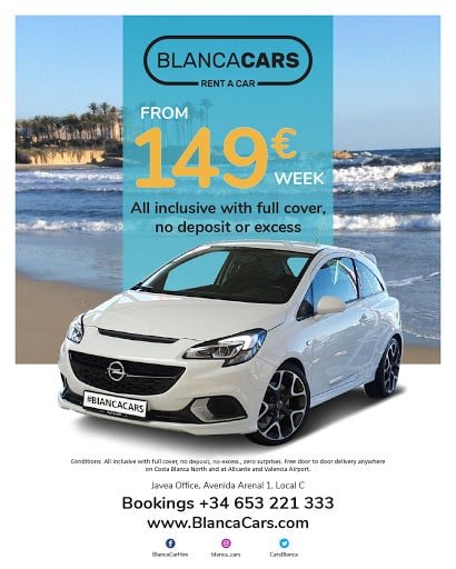 Car Hire Javea